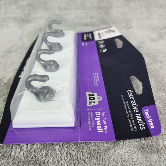 High & Mighty Tool-Free Decorative Hooks For Drywall - Picture 6 of 7